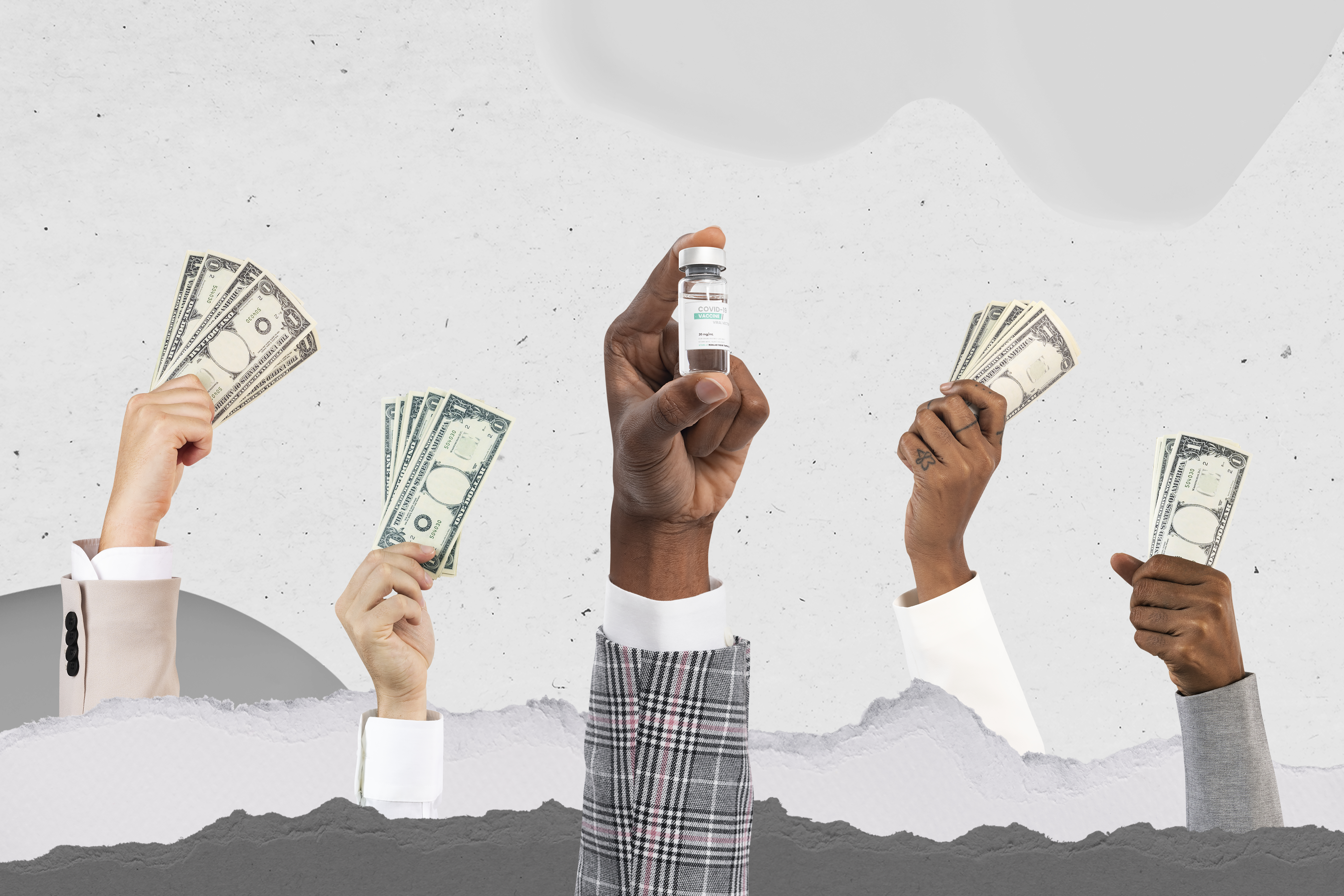 big pharma vaccine purchase for covid 19 remixed media